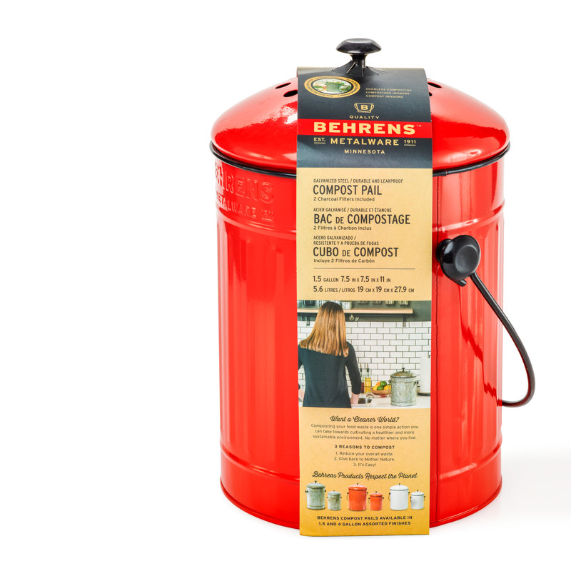 Behrens Compost Pail, 1.5 Gallon & Reviews Wayfair